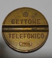 Gettone telefonico sip 7906 - gettone,