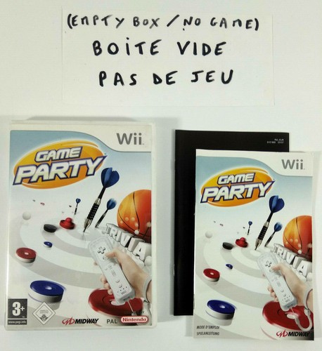 Wii empty box game party - vf,