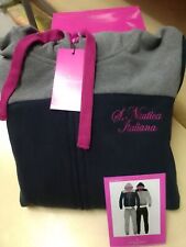 Scuola nautica italiana tuta donna felpata con cappuccio art. 241