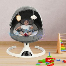 Vantatore elettrico bambino swing bluetooth musica culla dondolo sedia bambino