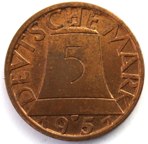 Brd 1951 campione rame - campione,