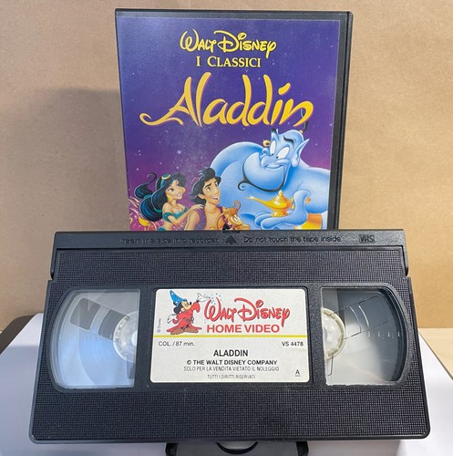 Vhs vintage aladdin - vhs,