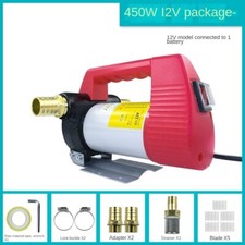 Pompa estrattore trasferimento olio e carburante diesel 12v motore autoadescante 11GPM