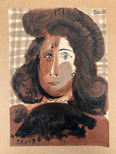 Pablo picasso disegno carta - disegno,