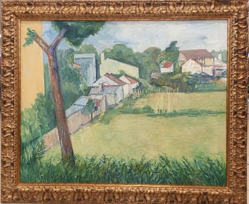 Grande quadro olio tavola - grande, su