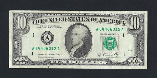 Sati uniti 10 dollari - u.s.a.,