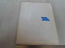 CARTELLA STAMPA ONLY PRESS ORIGINALE FIAT 124 SPORT coupé spider 1400 1600 