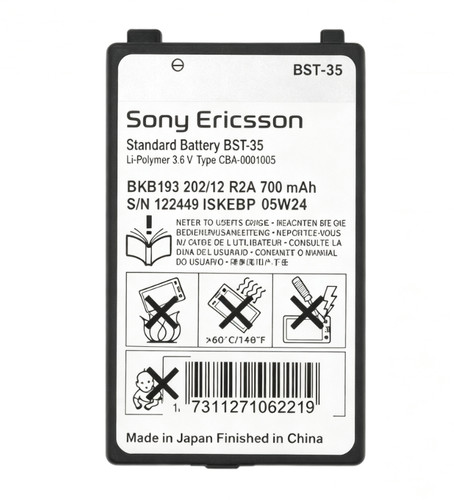 Batteria bst per - bst-35, sony