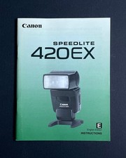 Manuale Canon Flash 420EX English version 