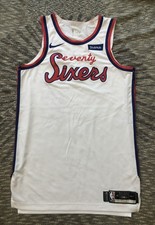 Autentica maglia basket Nike NBA Philadelphia 76ers Sixers squadra emessa taglia 46