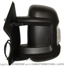 Retrovisore Fiat Ducato 2006-2014 Sinistro Elettrico Ribaltabile Corto 5W