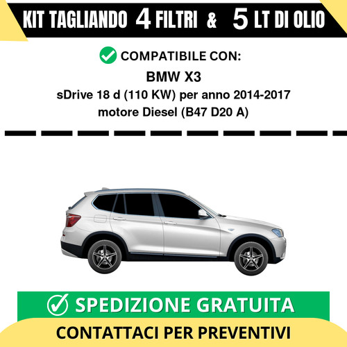Tagliando per bmw sdrive - bmw, x3