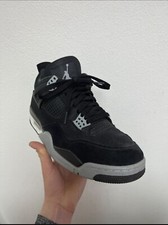Jordan 4 Black Canvas