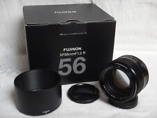 Fuji 56mm f1.2 XF R Super EBC Fujinon + BOX Scatola + Paraluce HOOD Excellent