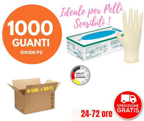 1000 guanti lattice - 1000,