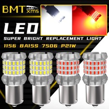 4x 1156 P21W LED Reverse