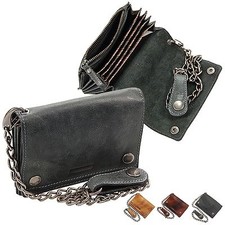 Branco Portafoglio Pelle con