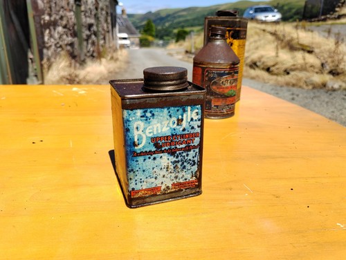 Vintage oil can - oil, chemico