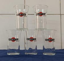 5x Bicchierini Vetro Vintage