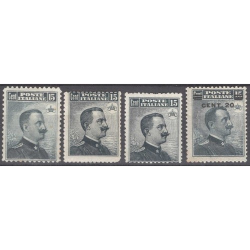 Regno italia 1906 1909 1911 - regno,