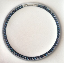 Collana Uomo Donna Nero Blu