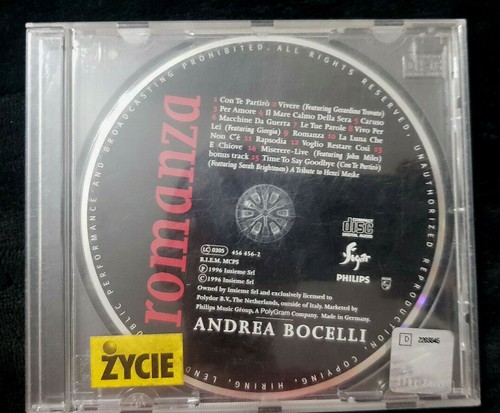 Andrea bocelli romanza - -,