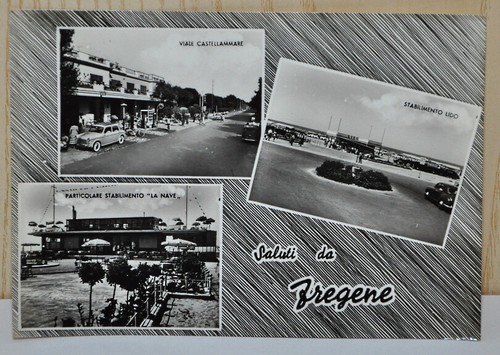 Cartolina saluti fregene - saluti,