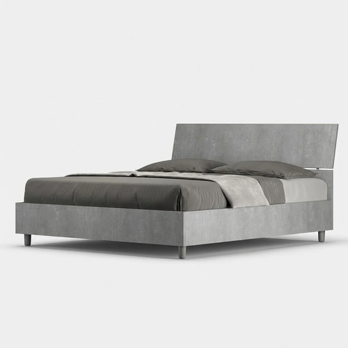 Letto matrimoniale grigio
