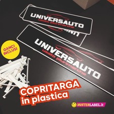 Copri targa auto in plastica