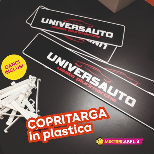 Copri targa auto plastica - copri,