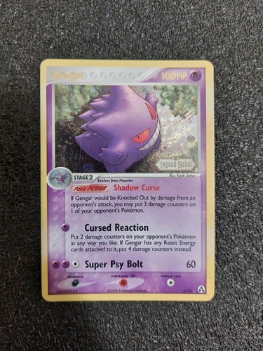Pokemon card gengar 92 - pokemon,