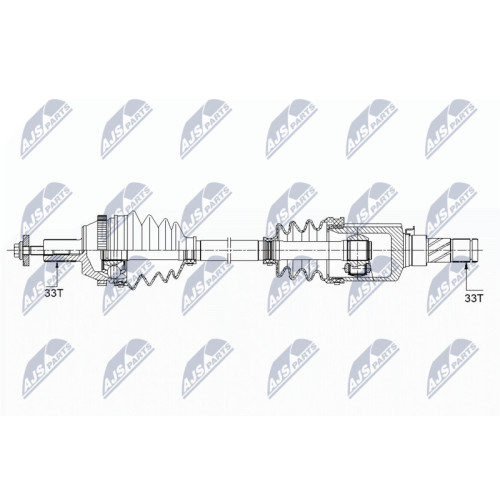 Albero motore nty npw - motore,