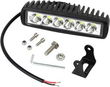 2 FARI FARETTI BARRA 18W 6 LED