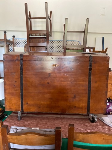 Antico baule viaggio - baule, da