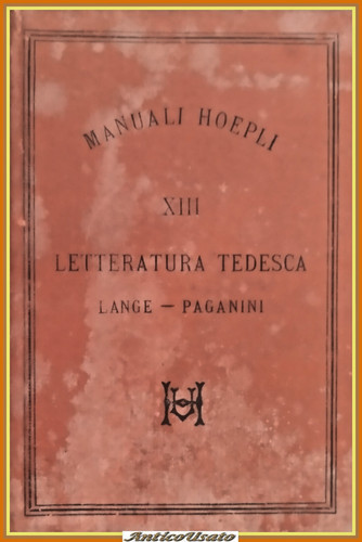Letteratura tedesca otto - tedesca, di