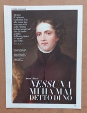 Italian Clipping Ritaglio 2021 ANNE LISTER nessuna mi ha mai detto no 3 PAGINE