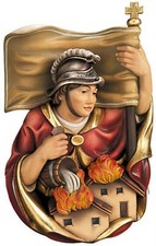 SCULTURA MEZZOBUSTO DI SAN