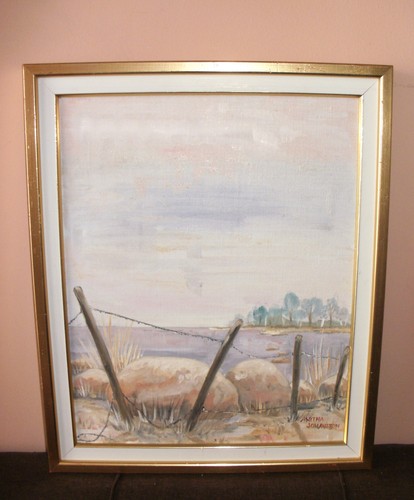Paesaggio con dipinti olio - paesaggio, ad