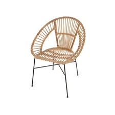 Poltrona in rattan Keko marrone Mobili da interno,Arredo giardino