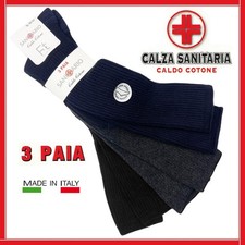 3 Paia Calze Sanitarie Uomo