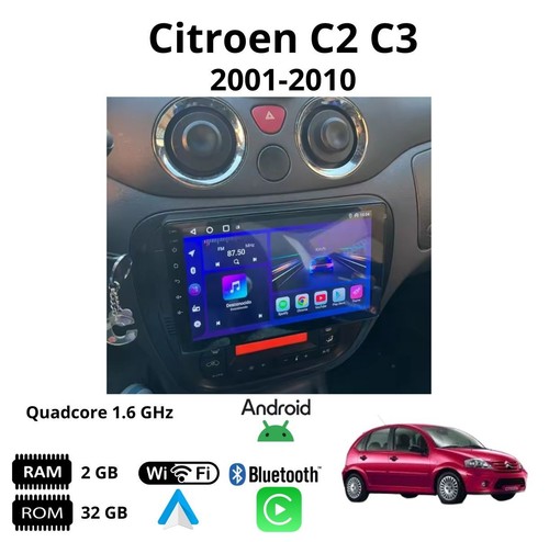 Radio carplay per citroen - radio, c2