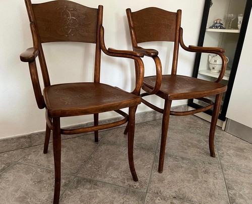 Antica coppia sedie thonet - antica,