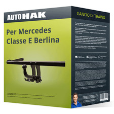 Gancio traino adatto per Mercedes Classe E Berlina W124 rimovibile Auto Hak Top