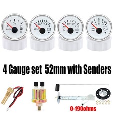 Set 4 Manometri 52mm Livello