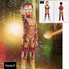 Ironman Vestito Costume Carnevale Bambino Boy Cosplay Costumes Dress Up SUP003