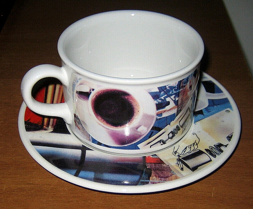 Tazza piattino art tognana - tazza,