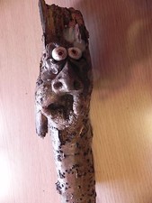 Gnomo elfo folletto corteccia