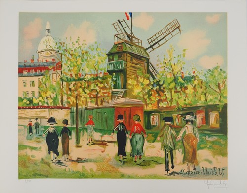 Maurice utrillo moulin de - :,