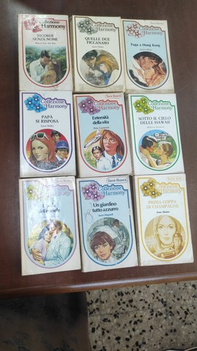 Lotto libri romanzi harmony - libri,