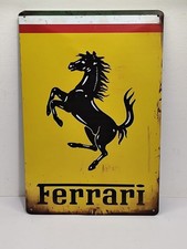 Insegna Targa Vintage Ferrari